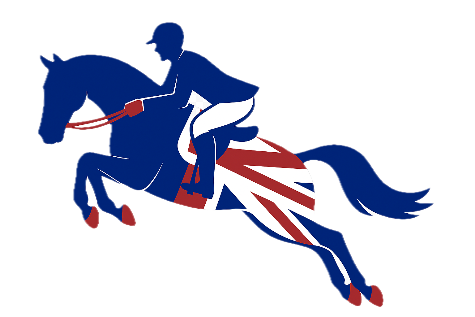 Union flag Show Jumping Horse