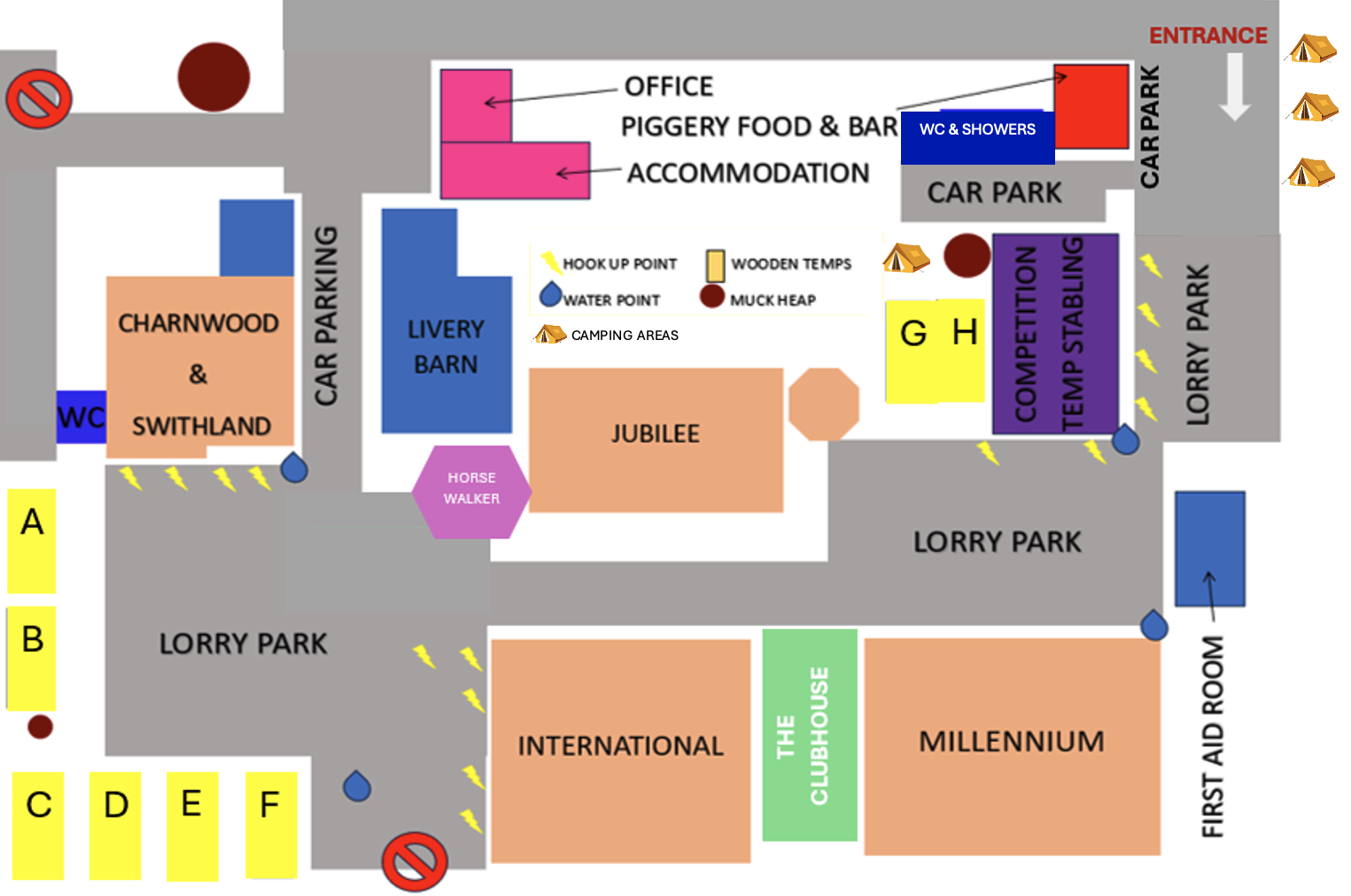 Pickering Grange Site Map